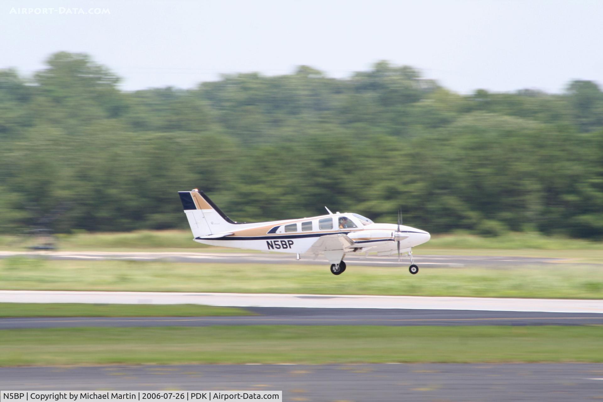 N5BP, 1980 Beech 58P Baron C/N TJ-315, Departing Runway 20R