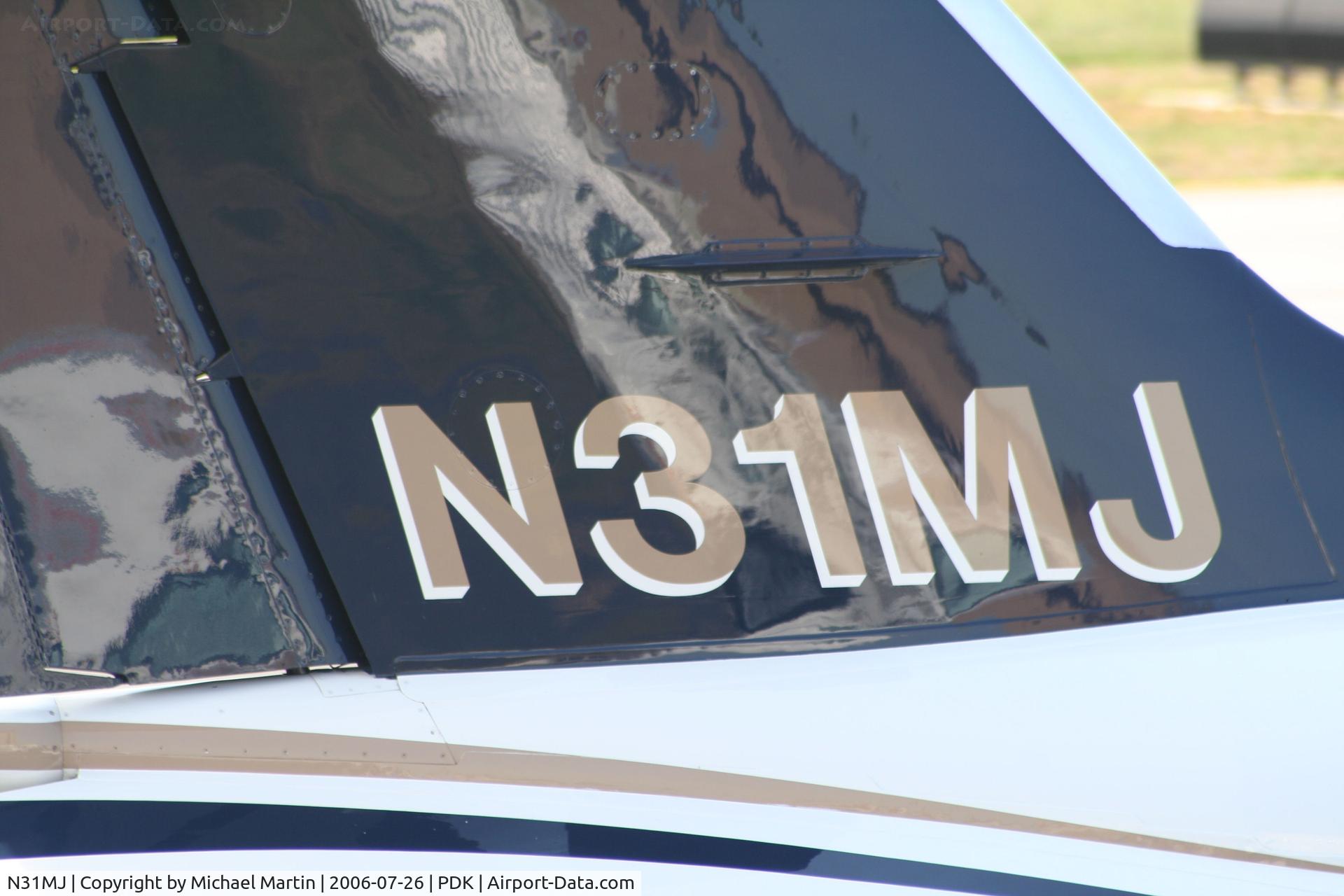 N31MJ, 1999 Learjet 31A C/N 185, Tail Numbers