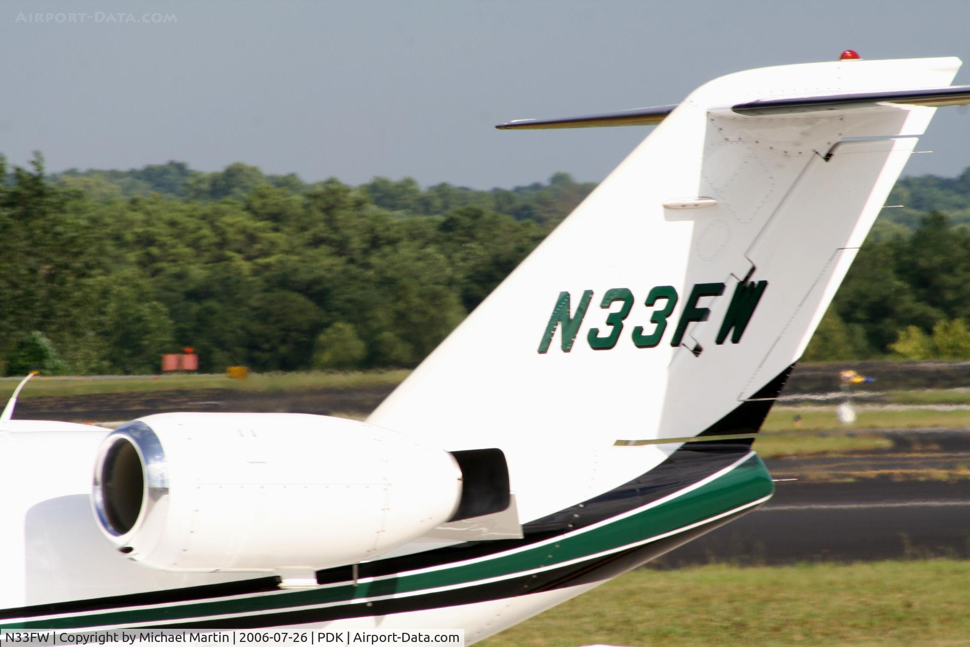 N33FW, 1997 Cessna 525 CitationJet CJ1 C/N 525-0203, Tail Numbers