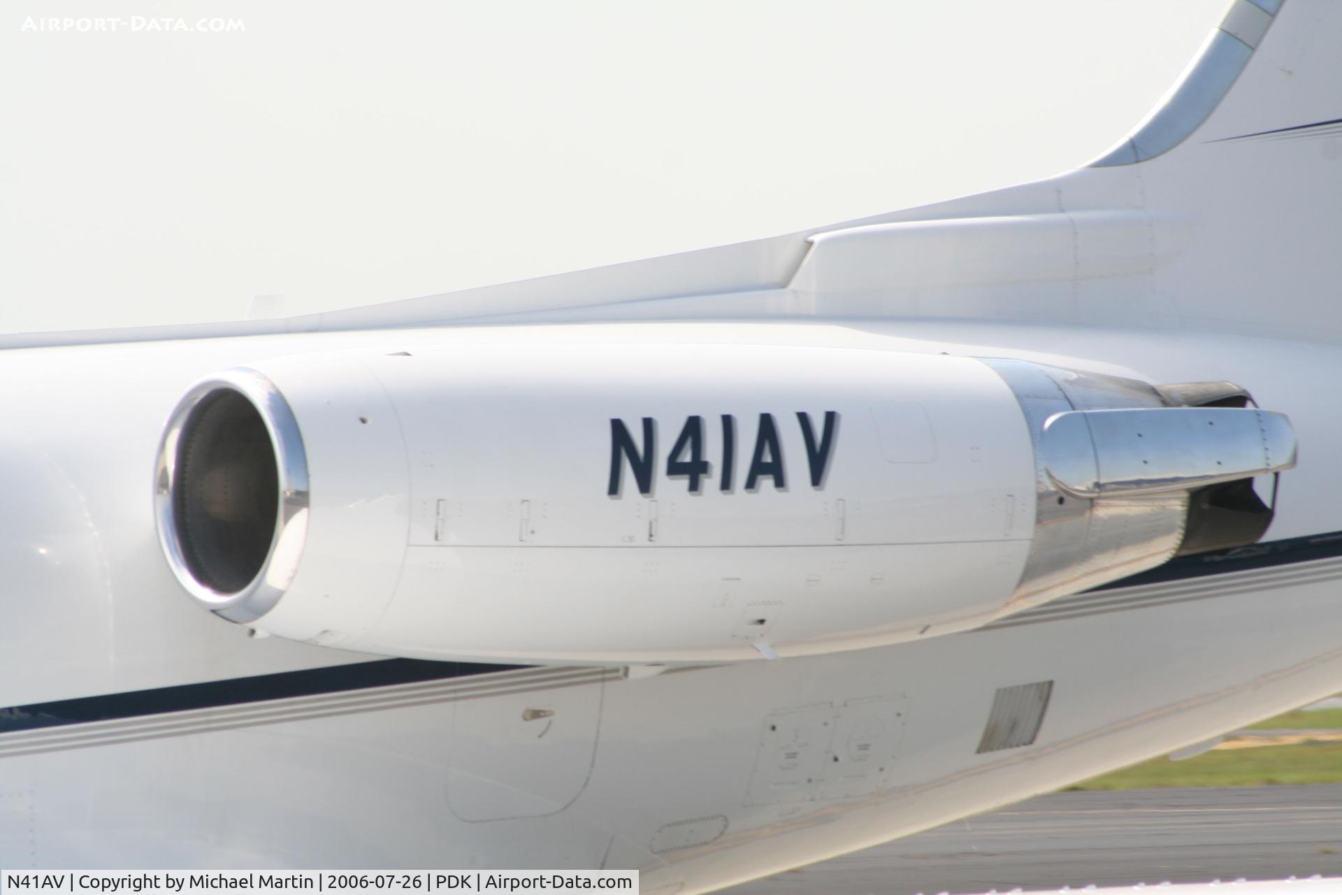 N41AV, 1969 Grumman G-1159 Gulfstream II C/N 61, Tail Numbers