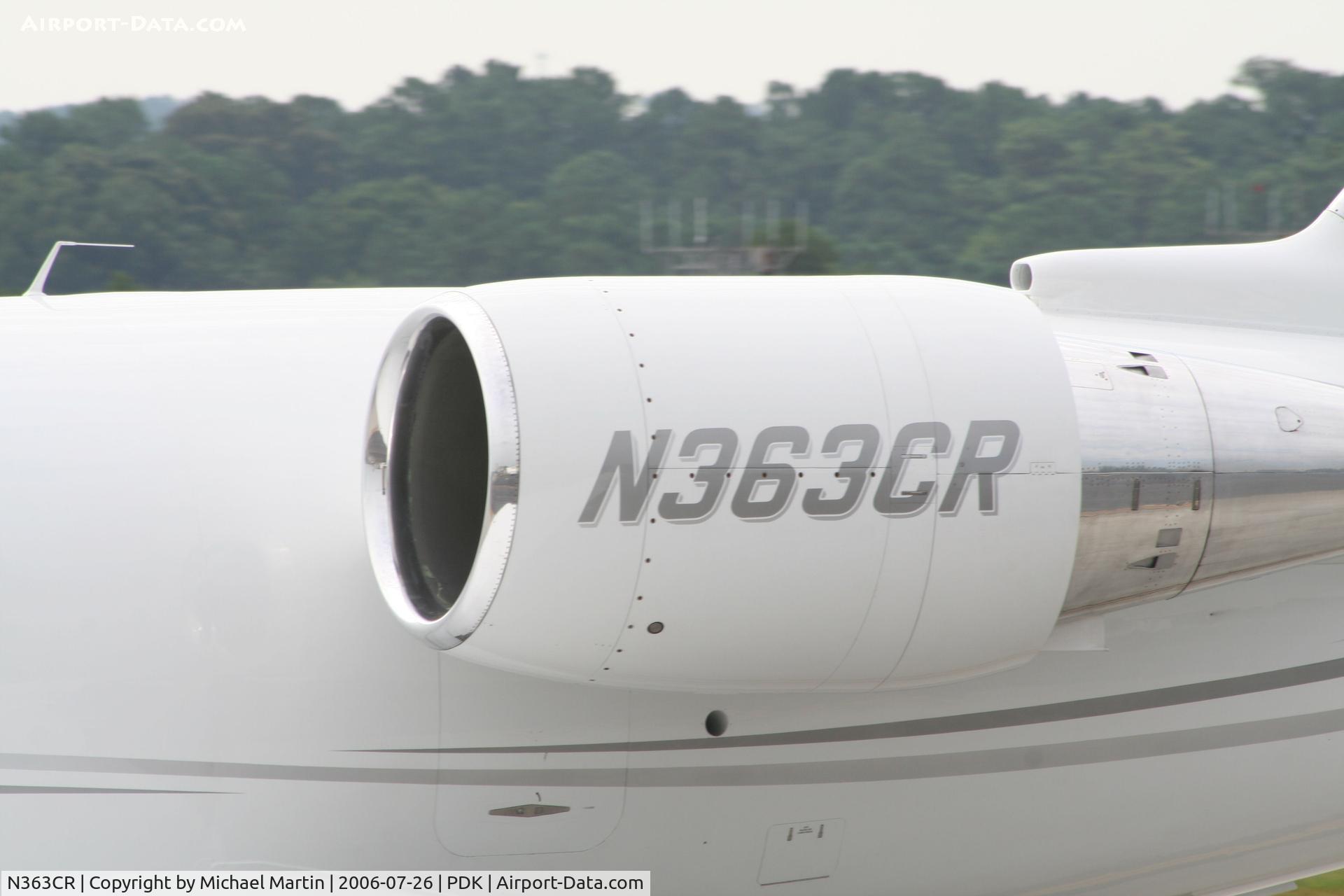 N363CR, 1984 Canadair Challenger 601 (CL-600-2A12) C/N 3025, Tail Numbers