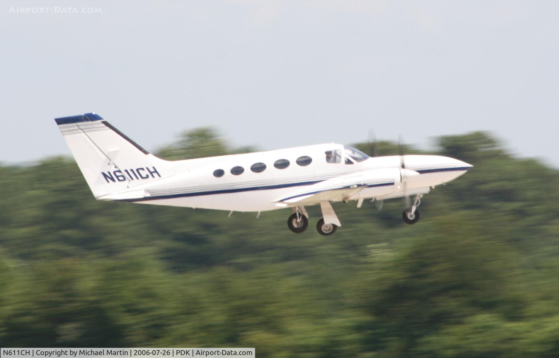 N611CH, 1979 Cessna 421C Golden Eagle C/N 421C0611, Departing 20L enroute to SSI