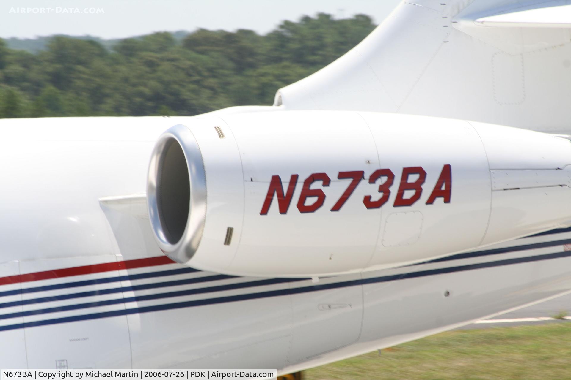 N673BA, 2001 Dassault Falcon 2000 C/N 173, Tail Numbers