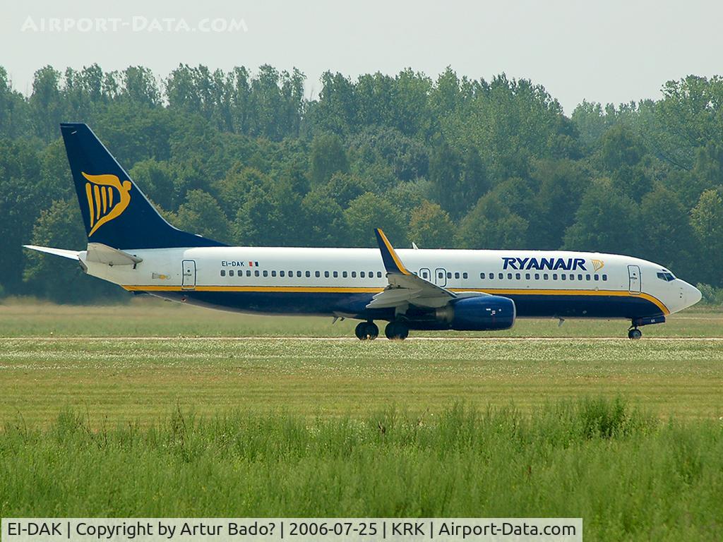 EI-DAK, 2003 Boeing 737-8AS C/N 33717, Ryanair
