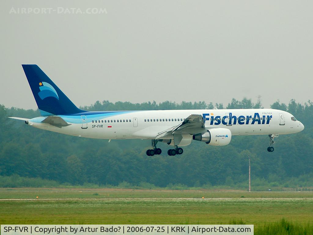 SP-FVR, 1992 Boeing 757-23A C/N 25490, Fischer Air Polska
