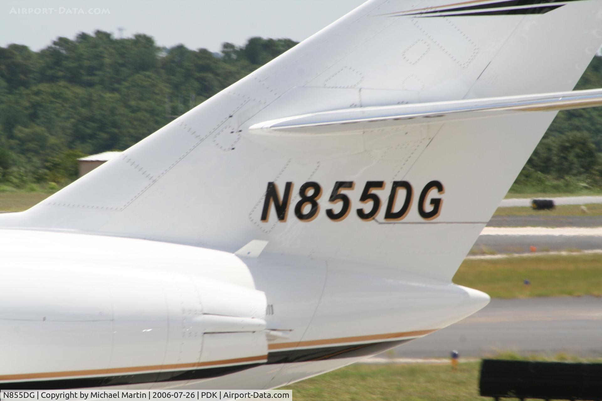 N855DG, 2006 Dassault Falcon 2000EX C/N 97, Tail Numbers