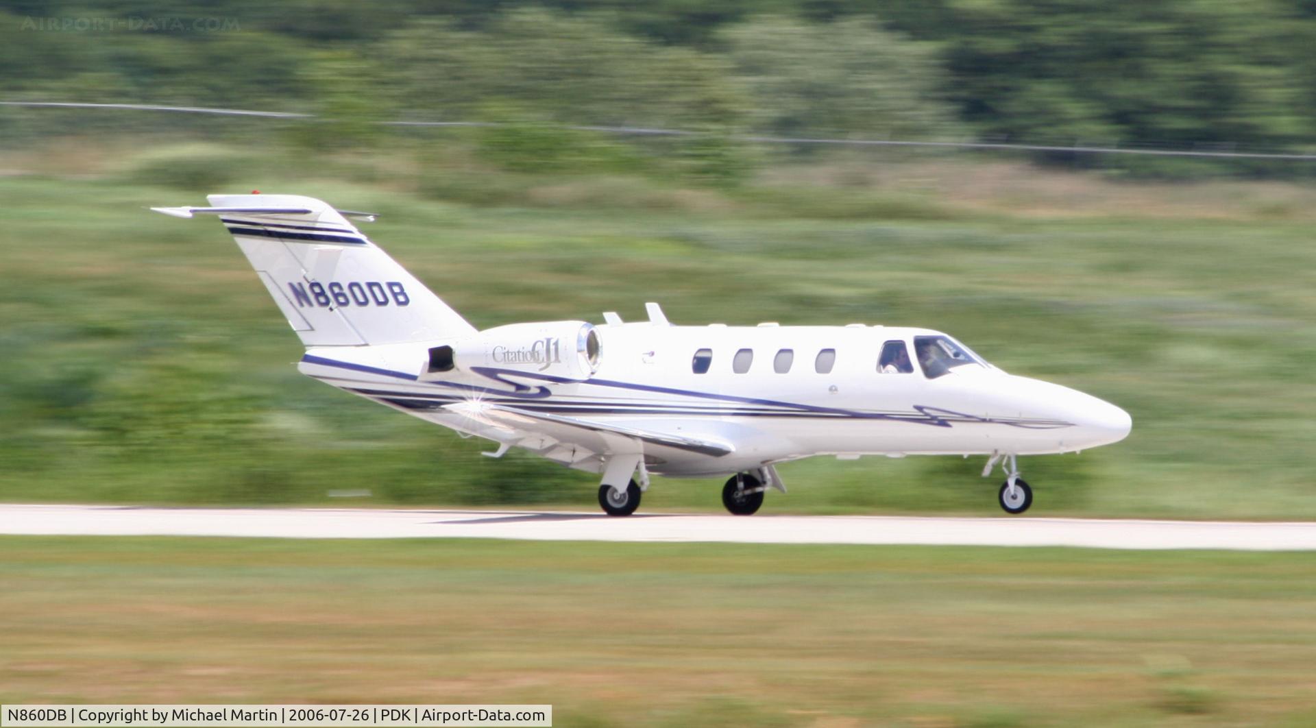 N860DB, 2001 Cessna CitationJet CJ1 C/N 525-0434, Departing 20L enroute to TUL