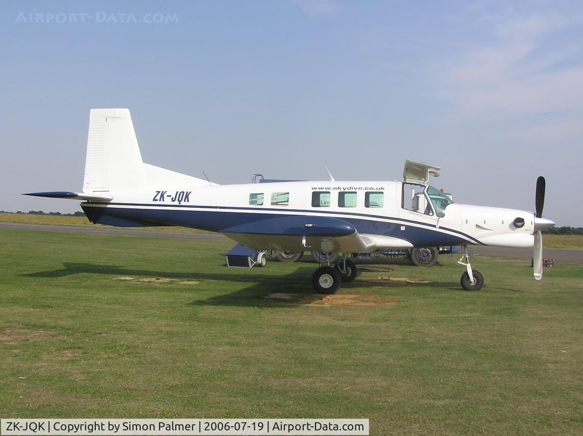 ZK-JQK, Pacific Aerospace 750XL C/N 118, PAC 750XL used for para-dropping at Hinton-in-the-Hedges