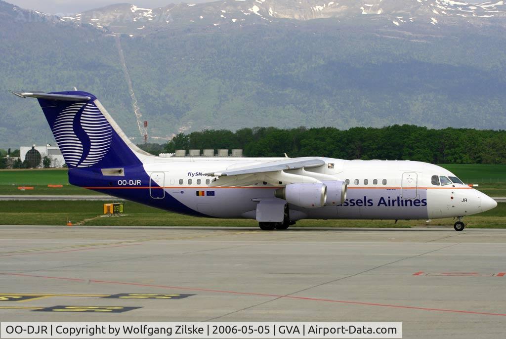 OO-DJR, 1996 British Aerospace Avro 146-RJ85 C/N E.2290, visitor