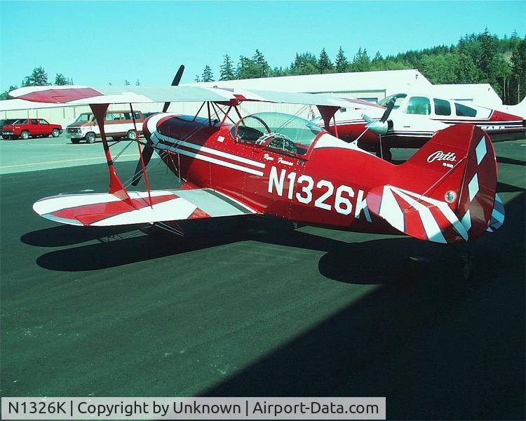 N1326K, 1995 Aviat Pitts S-2B Special C/N 5310, 1995 AVIAT PITTS S2-B