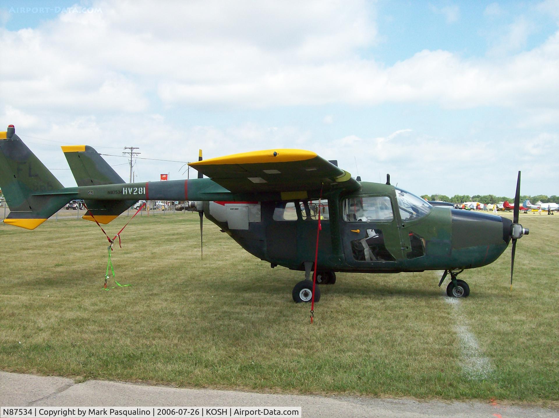 N87534, 1968 Cessna M337B (O-2A) Super Skymaster C/N 337M-0231 (68-10866), Cessna O-2A