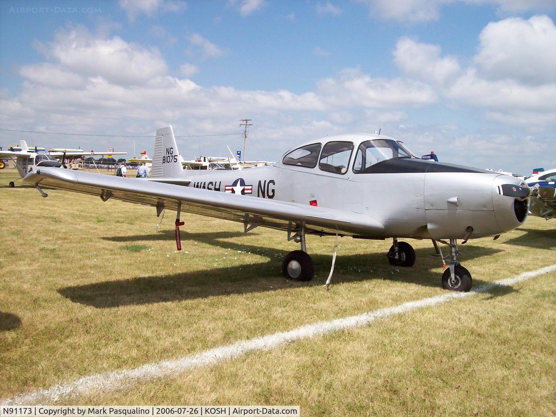 N91173, 1946 North American Navion C/N NAV-4-227, Navion