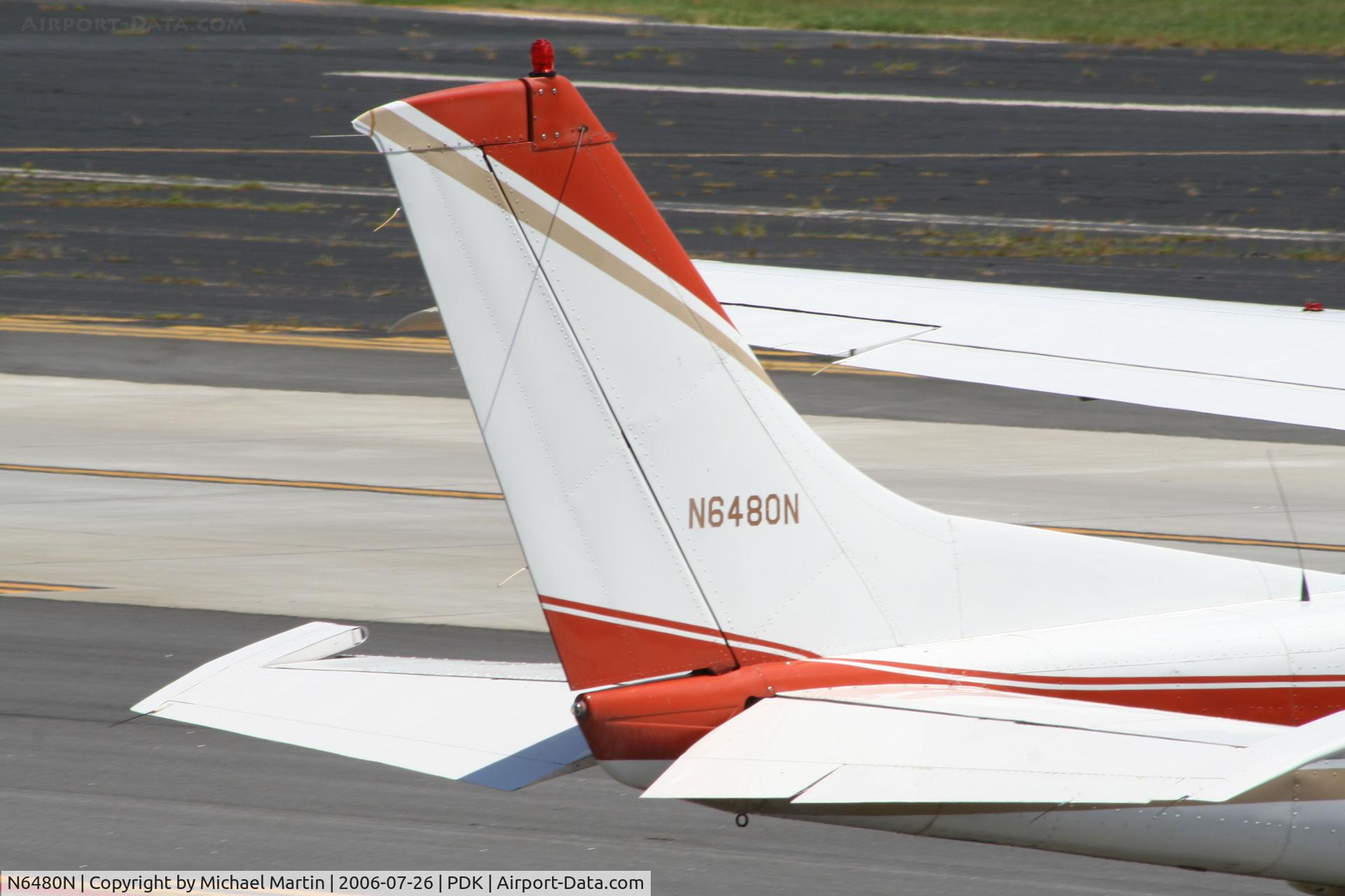 N6480N, 1978 Cessna T210N Turbo Centurion C/N 21063054, Tail Numbers