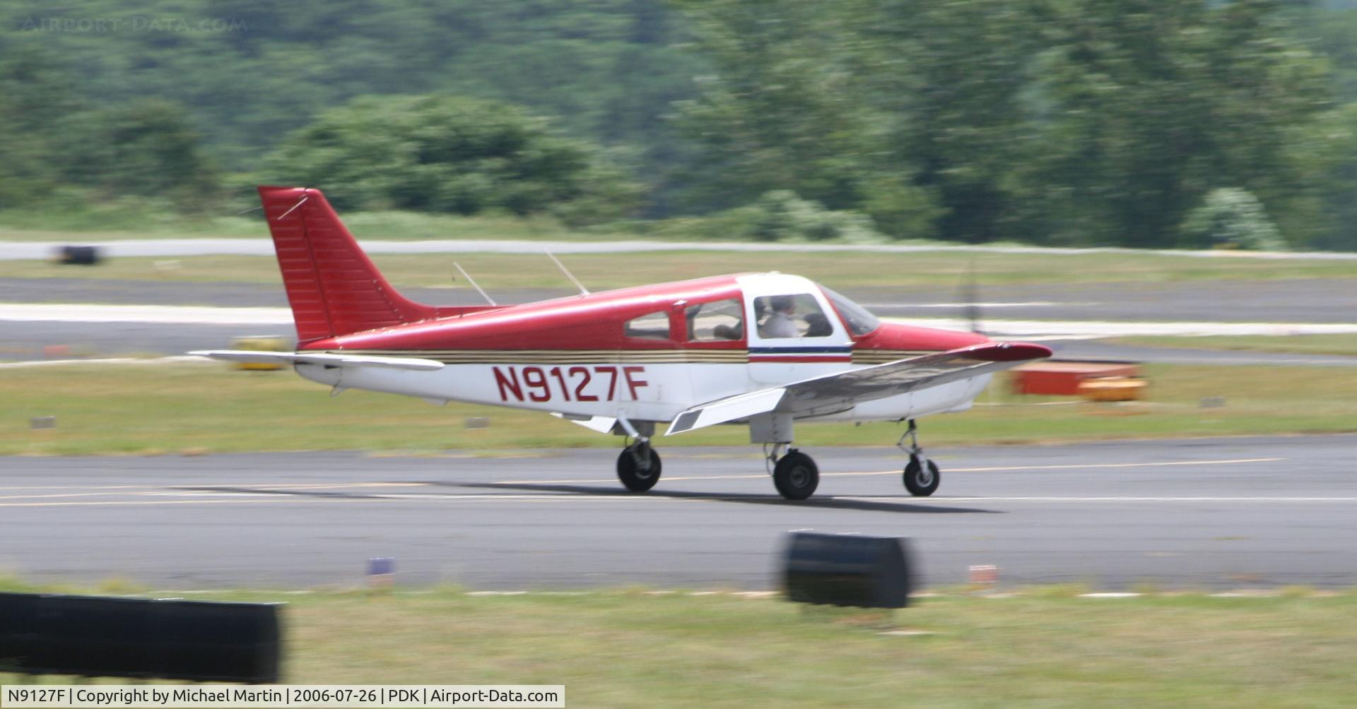 N9127F, 1993 Piper PA-28-161 C/N 2816106, Note new door on starboard side!  Needs to be painted!