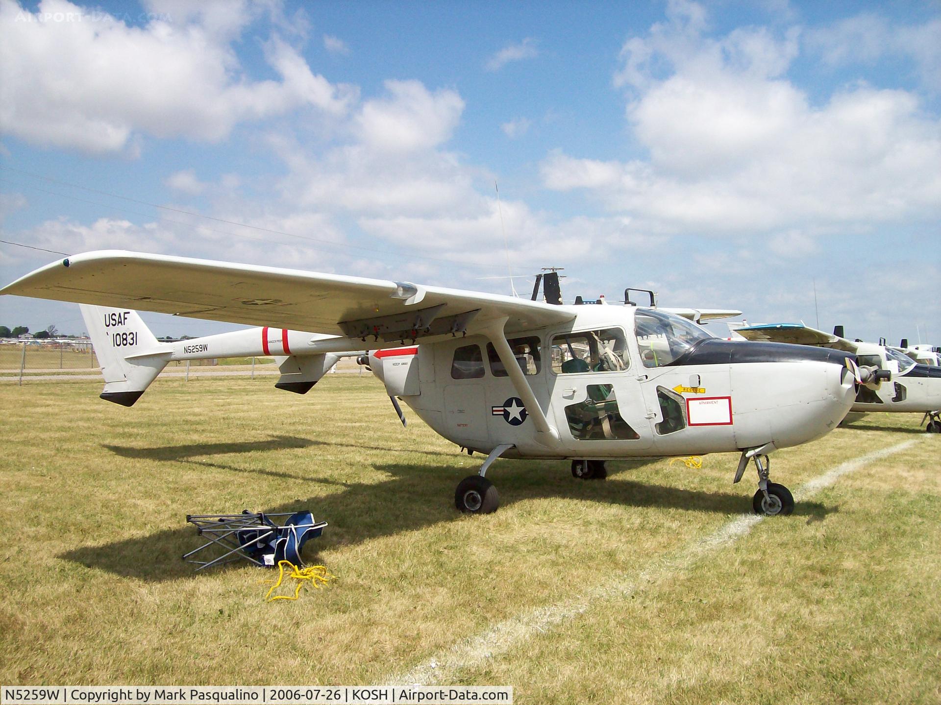 N5259W, 1968 Cessna M337B (O-2A) Super Skymaster C/N 337M-0196 (68-10831), Cessna O-2A