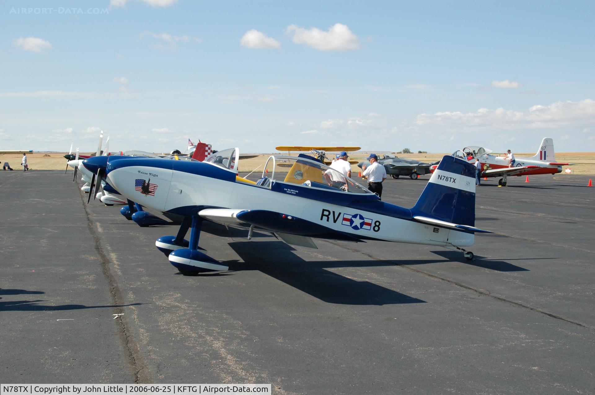 N78TX, 2001 Vans RV-8 C/N 80796, Front Range EAA Fly-In
