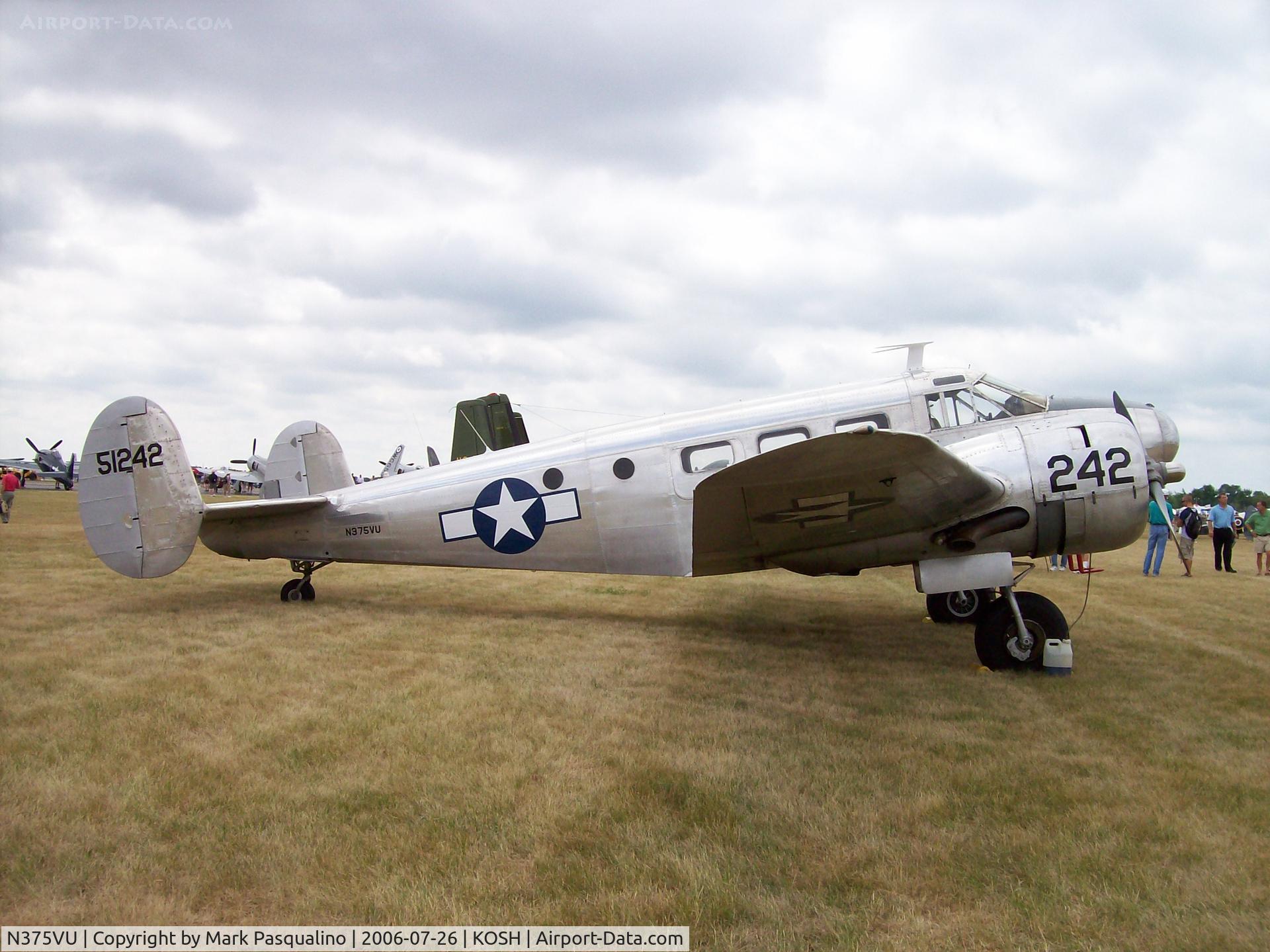 N375VU, 1943 Beech TC-45J C/N 51242, Beech AT-7