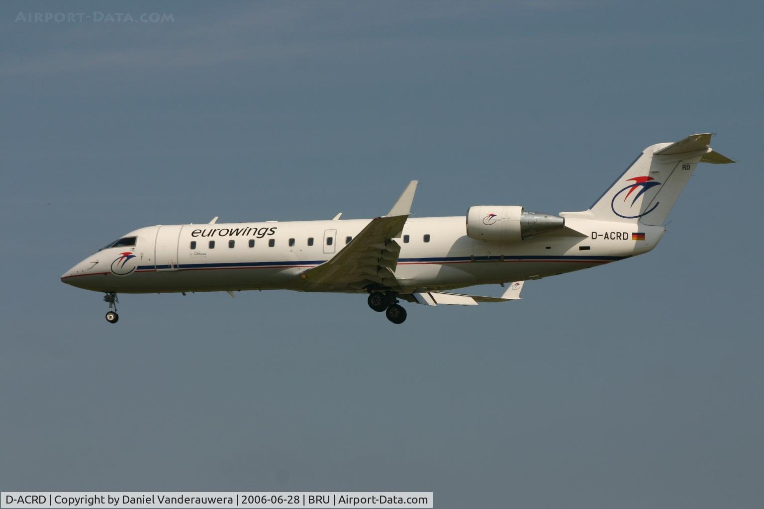 D-ACRD, Canadair CRJ-200ER (CL-600-2B19) C/N 7583, arrival of flight LH4632