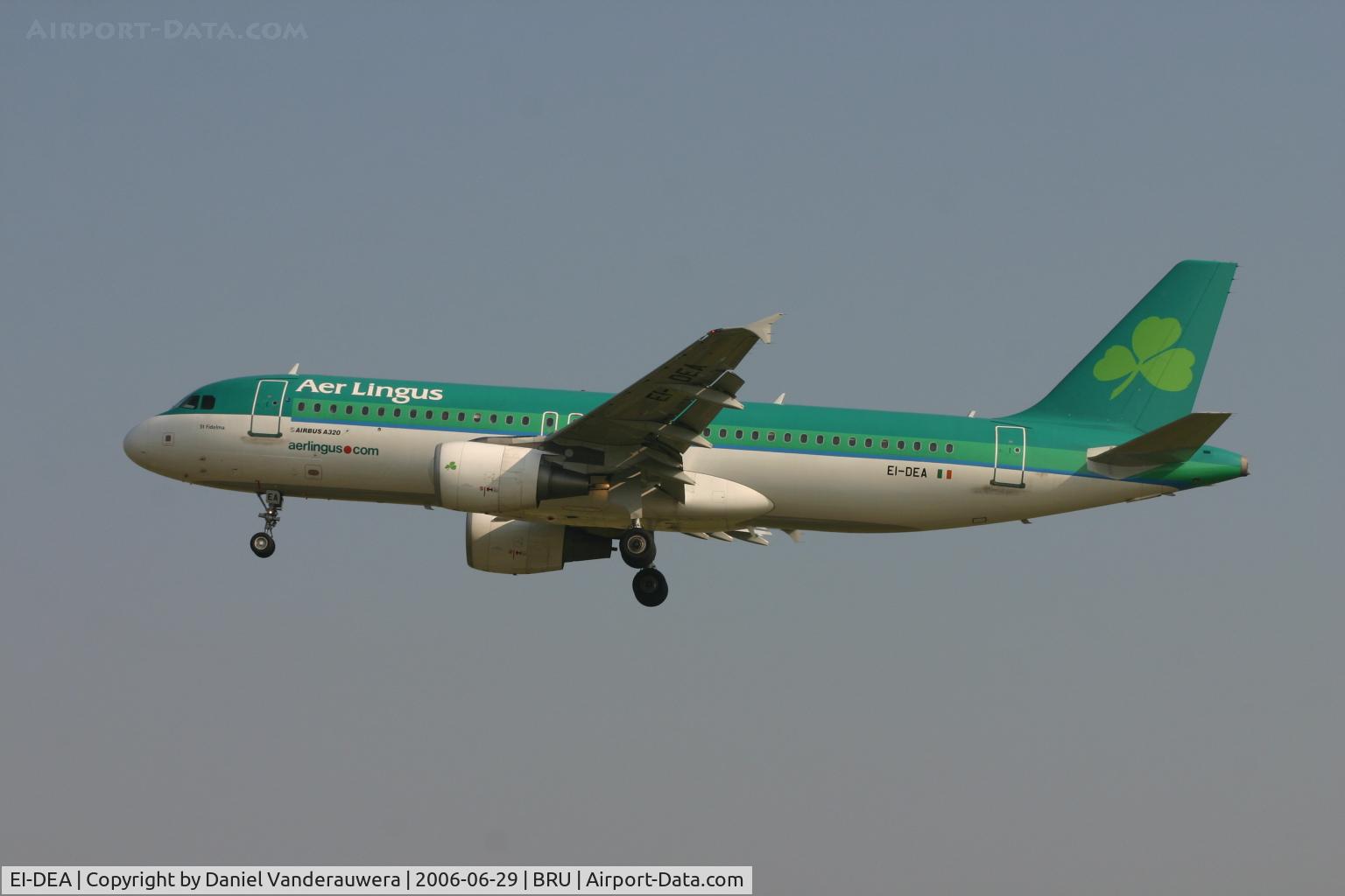 EI-DEA, 2004 Airbus A320-214 C/N 2191, arrival of flight EI630 from Dublin