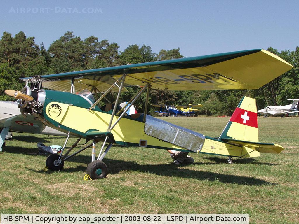 HB-SPM, 1957 Potez 60 Sauterelle C/N 3998, At Airdisplay Dittingen 2003