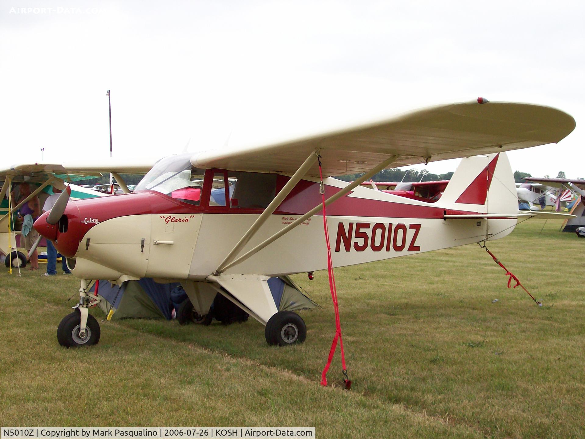N5010Z, 1961 Piper PA-22-108 Colt C/N 22-8621, PA-22-108