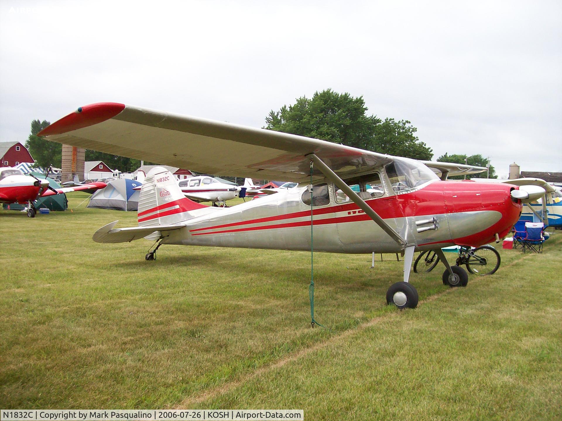 N1832C, 1953 Cessna 170B C/N 25976, Cessna 170B