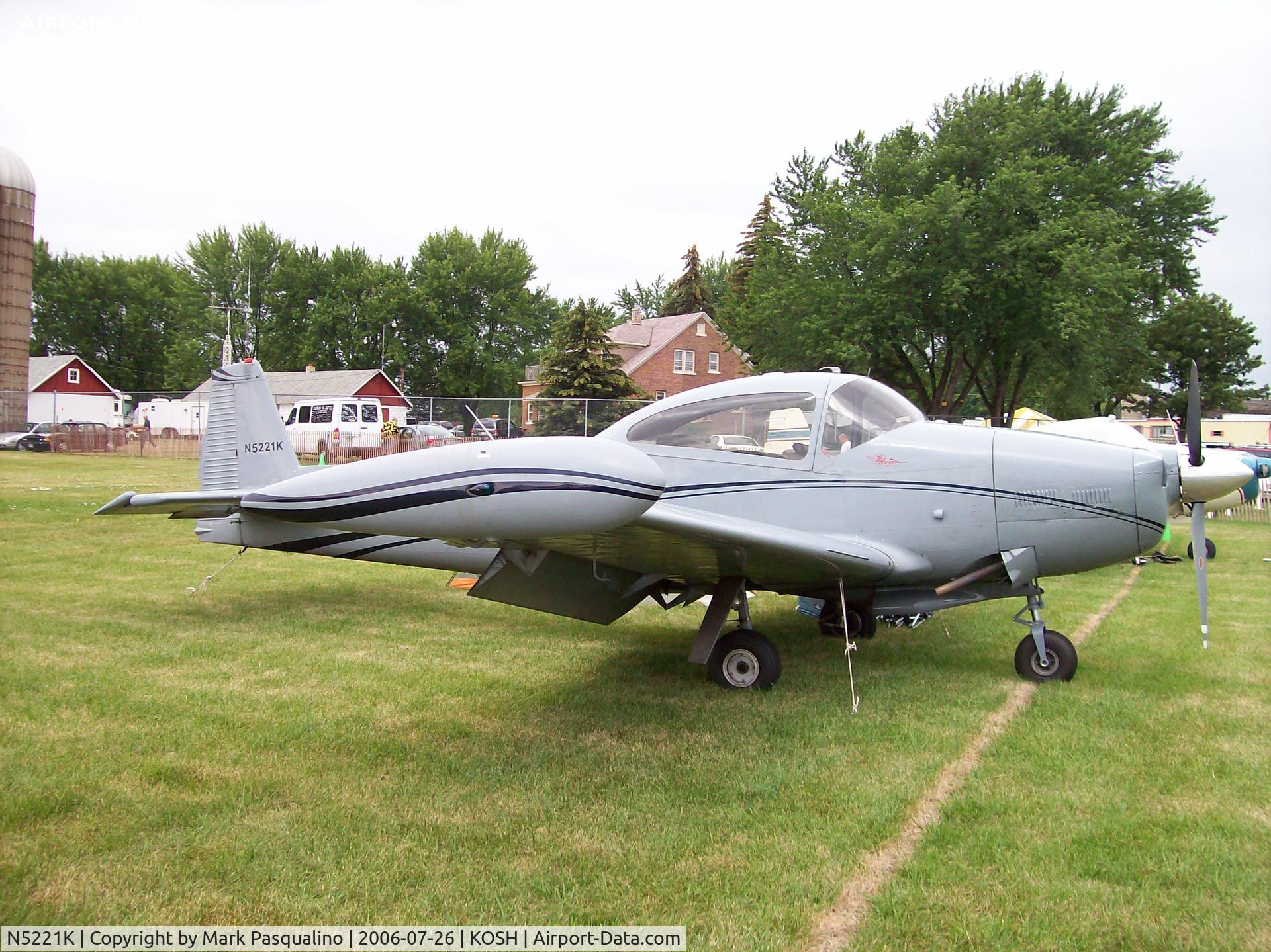 N5221K, 1950 Ryan Navion B C/N NAV-4-2121B, Navion A