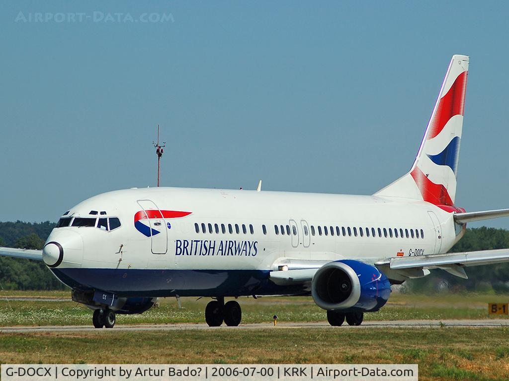 G-DOCX, 1993 Boeing 737-436 C/N 25857, British Airways