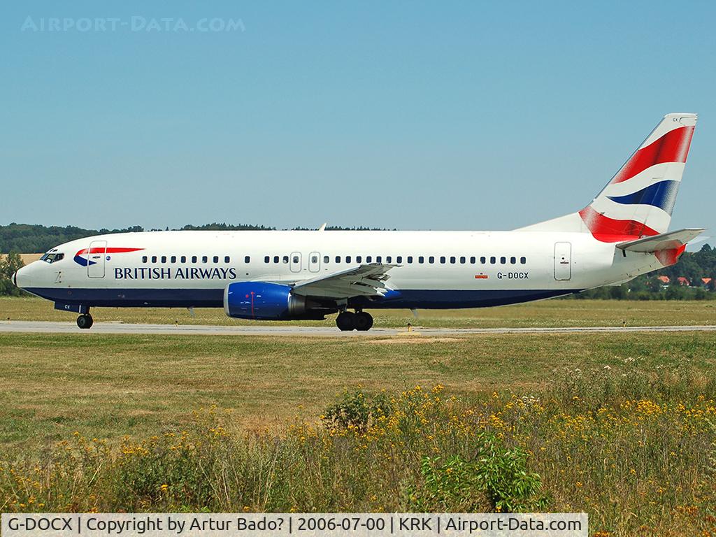 G-DOCX, 1993 Boeing 737-436 C/N 25857, British Airways