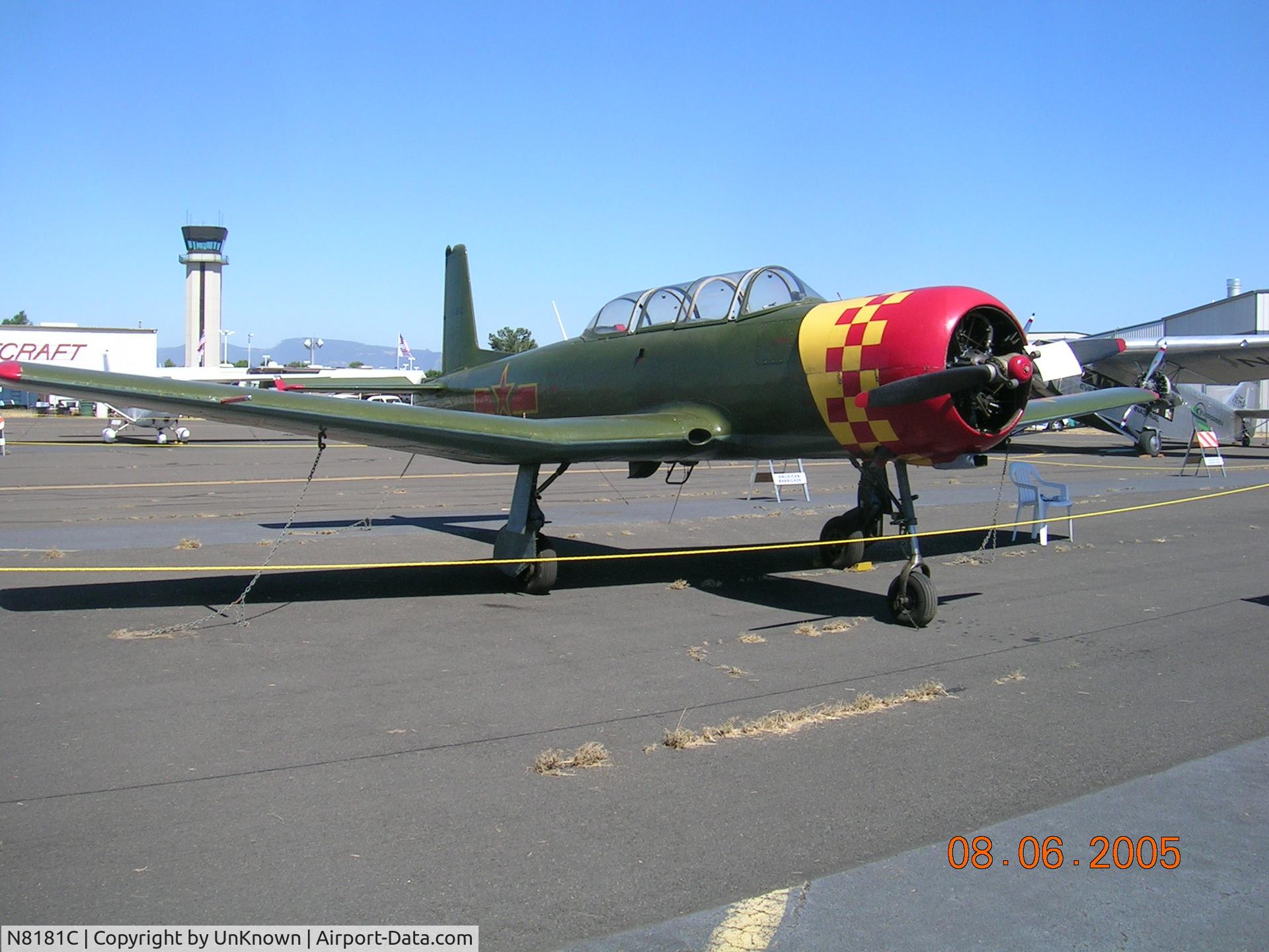 N8181C, 1973 Nanchang CJ-6A C/N 2432061, On Ramp