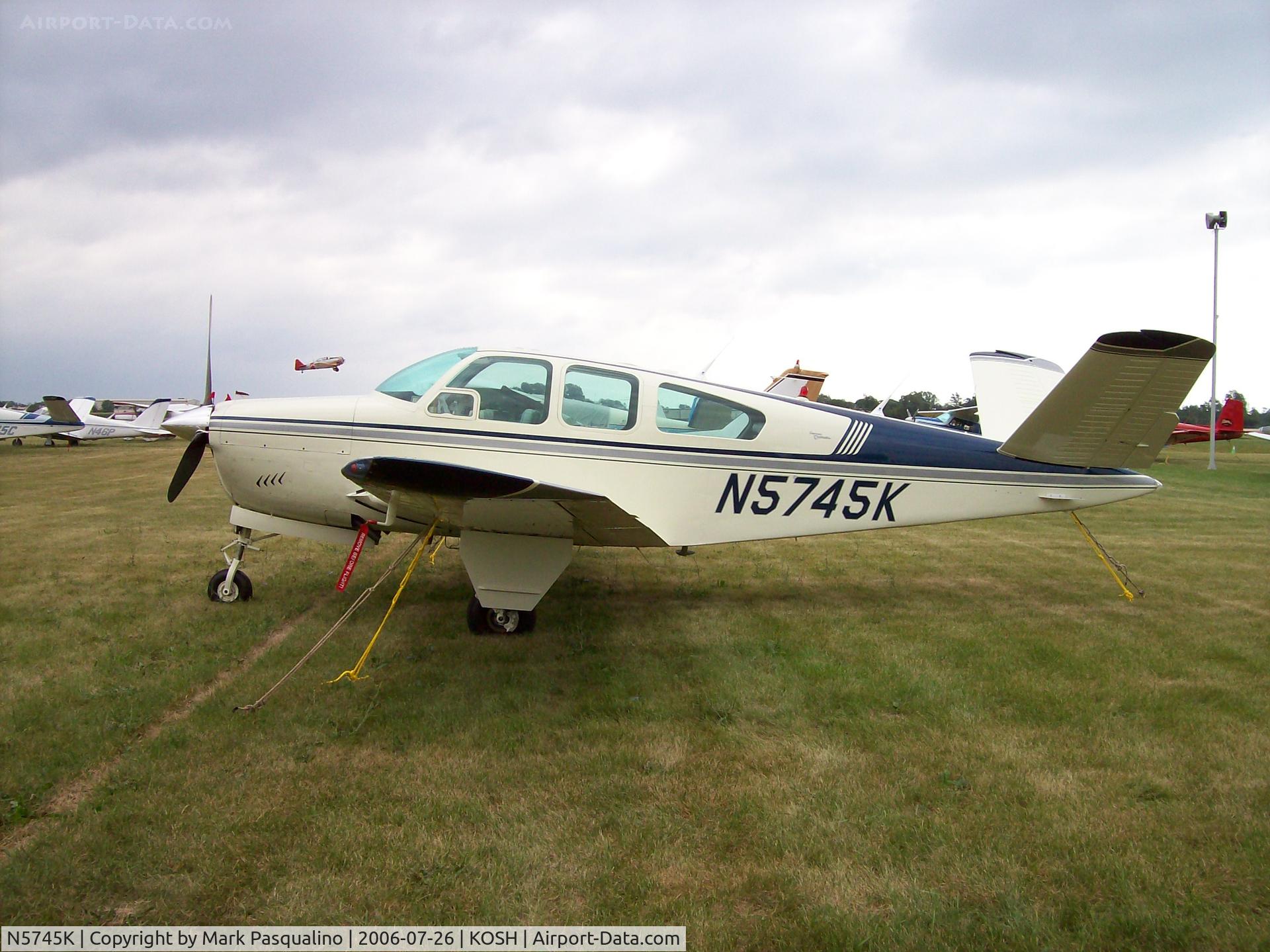 N5745K, 1964 Beech S35 Bonanza C/N D-7555, Beech S35