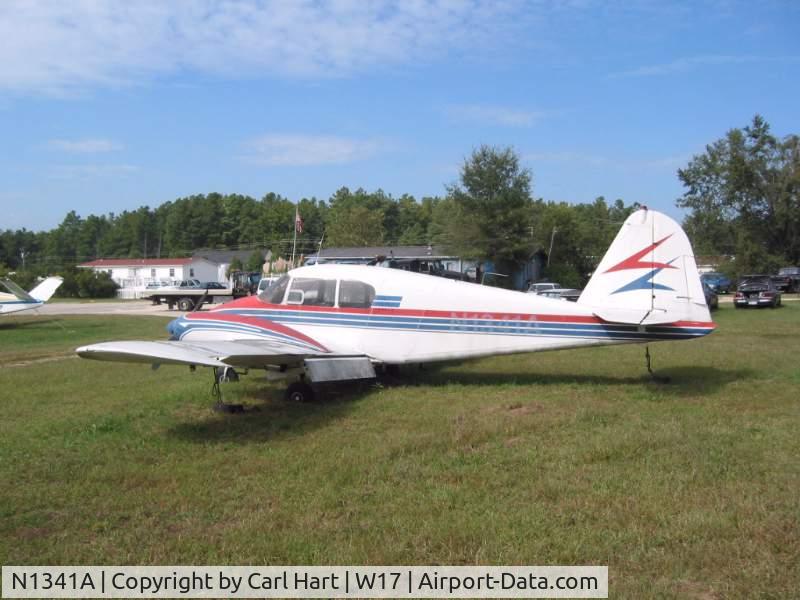 N1341A, Piper PA-23 C/N 23-489, Tied down at W17