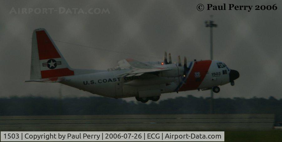 1503, 1973 Lockheed HC-130H Hercules C/N 382-4528, Fifteen-Oh-Three putting some air under her wings