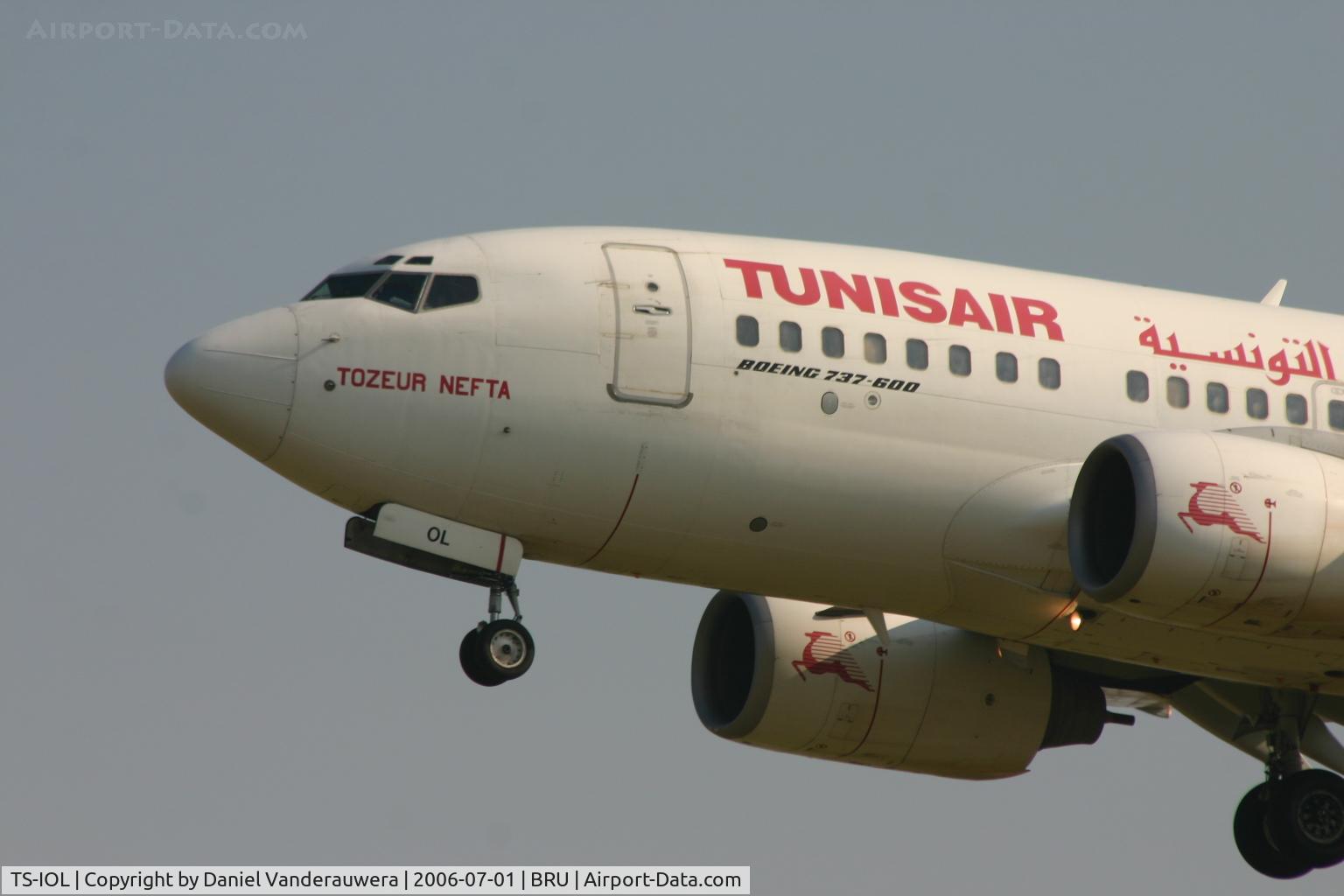 TS-IOL, 1999 Boeing 737-6H3 C/N 29497, arrival of flight TU8444