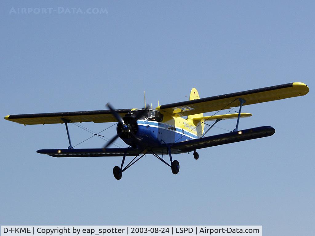 D-FKME, 1957 Antonov An-2 C/N 1G17805, on short final at Airdisplay
