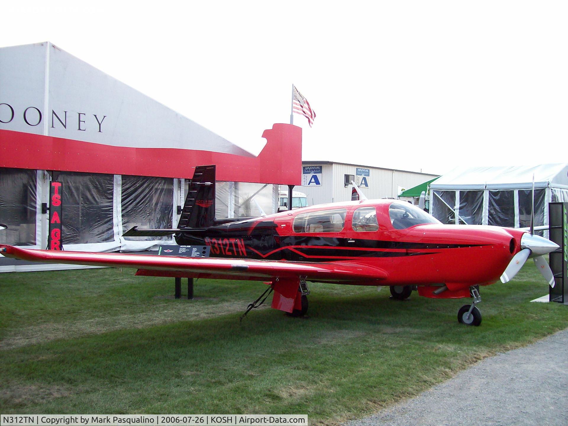 N312TN, 2006 Mooney M20TN Acclaim C/N 31-0002, Mooney 20TN