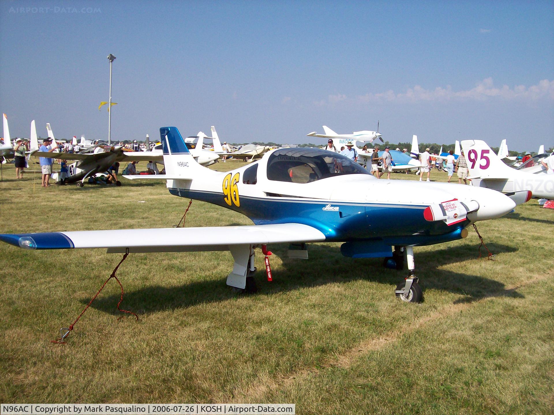 N96AC, 1996 Lancair 320 C/N 196, Lancair 320