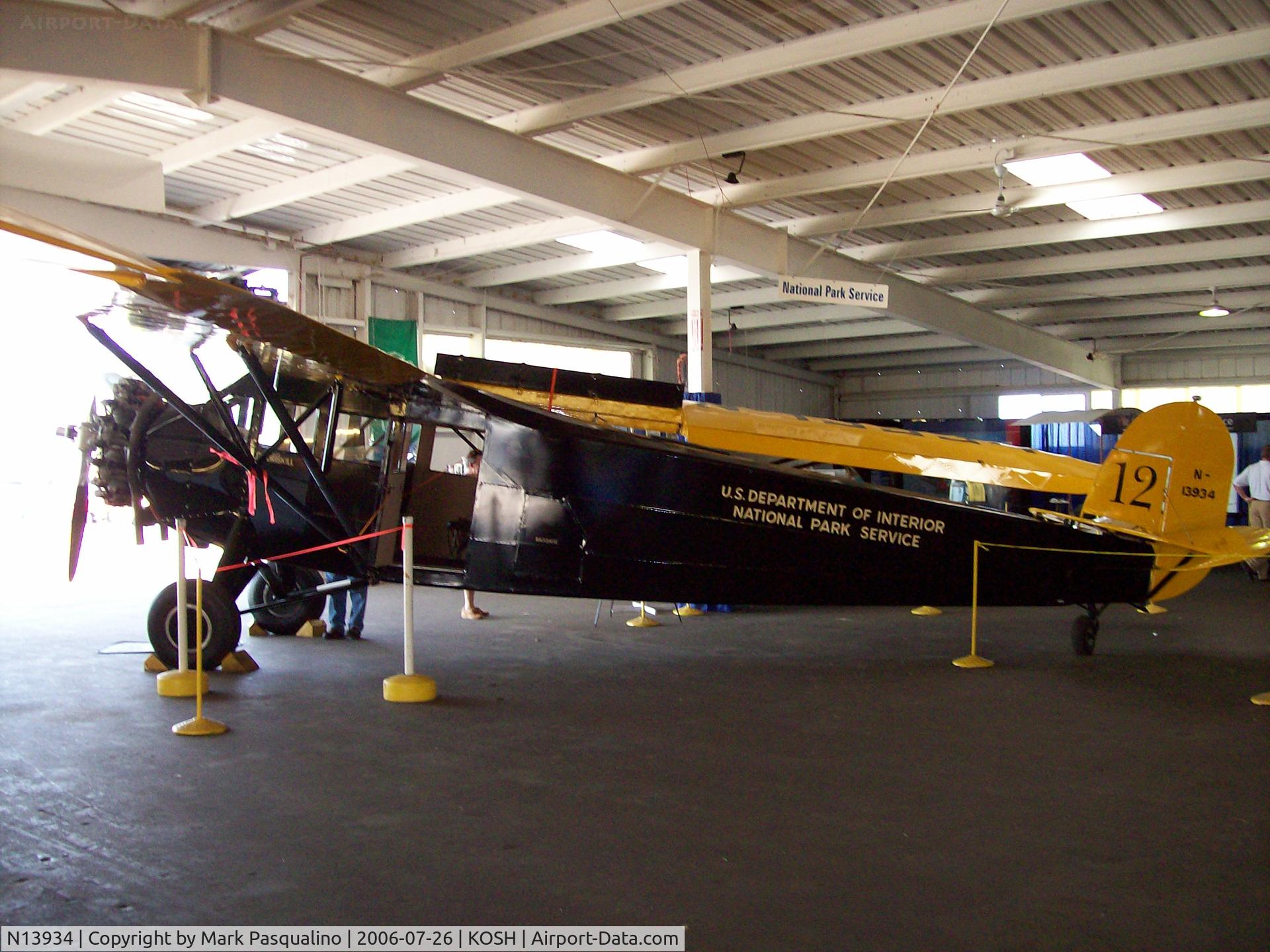 N13934, 1928 Fairchild FC-2W-2 C/N 531, 1928 Fairchild FC-2-W2