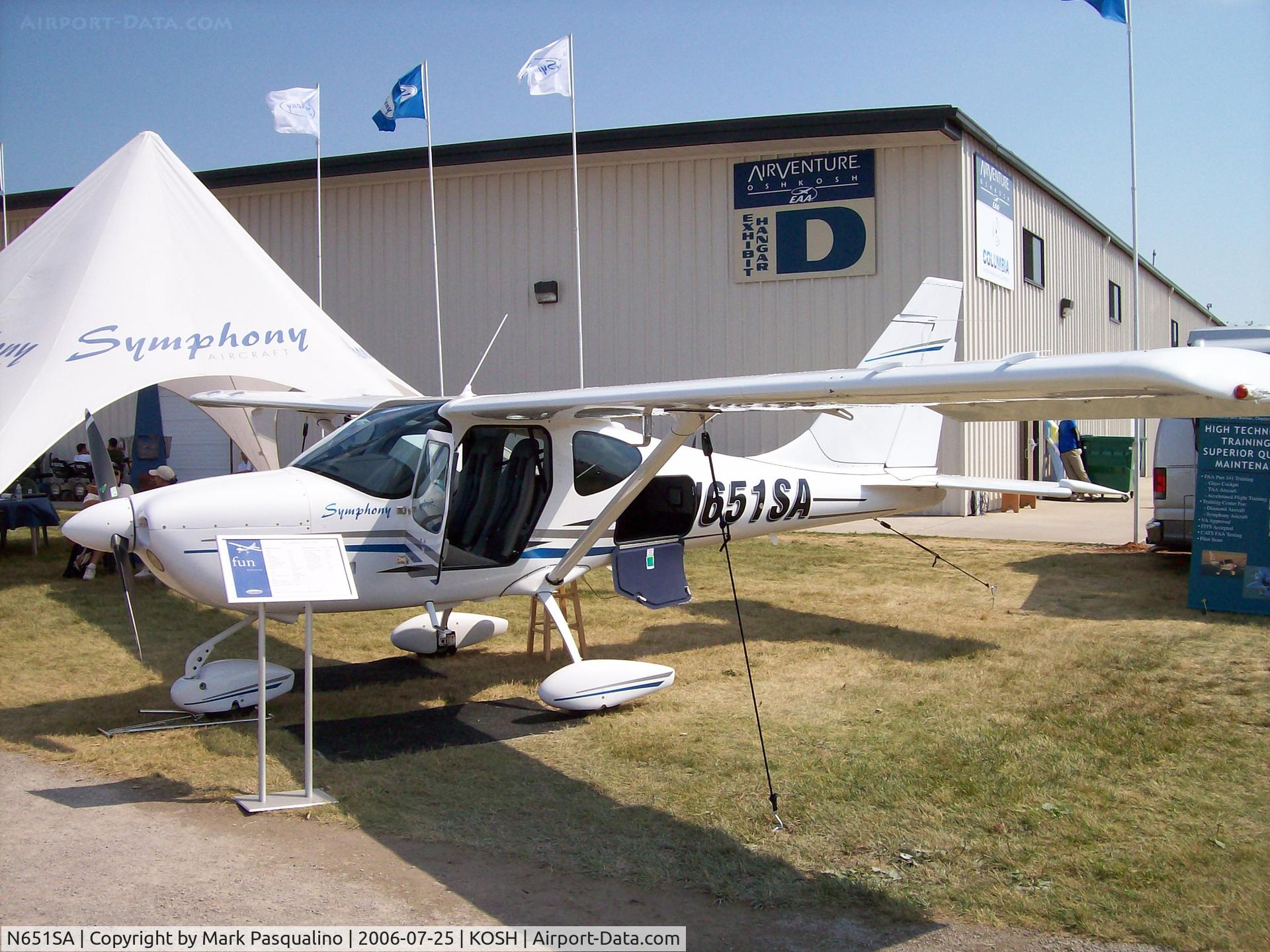 N651SA, 2006 Symphony SA-160 C/N S-0013, SA 160