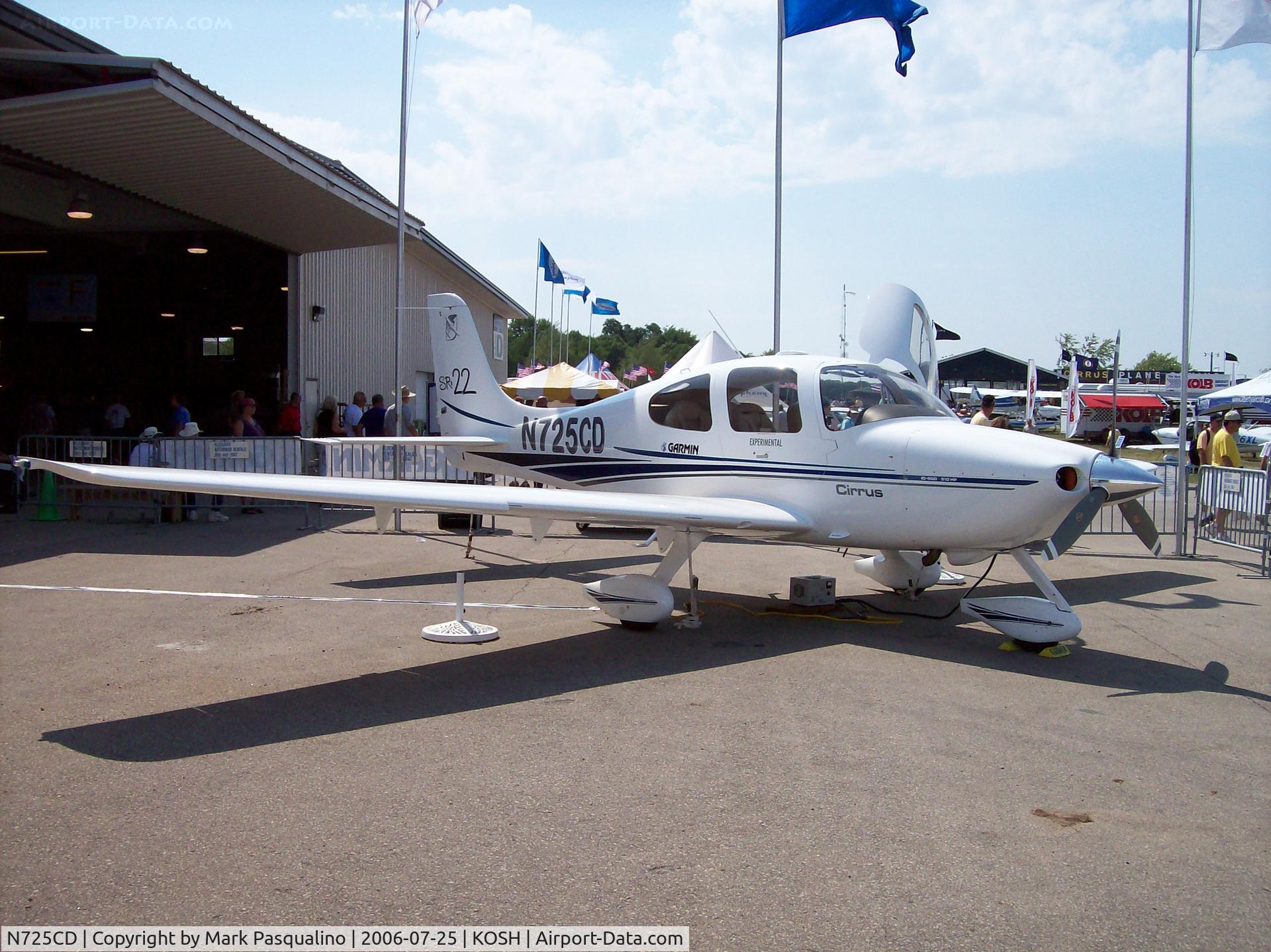 N725CD, 2001 Cirrus SR22 C/N 0071, SR-22