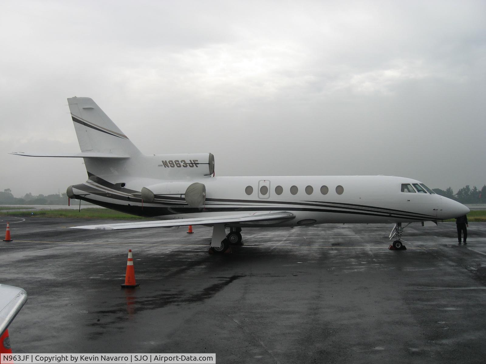 N963JF, 1980 Dassault Falcon 50 C/N 18, At SJO.
