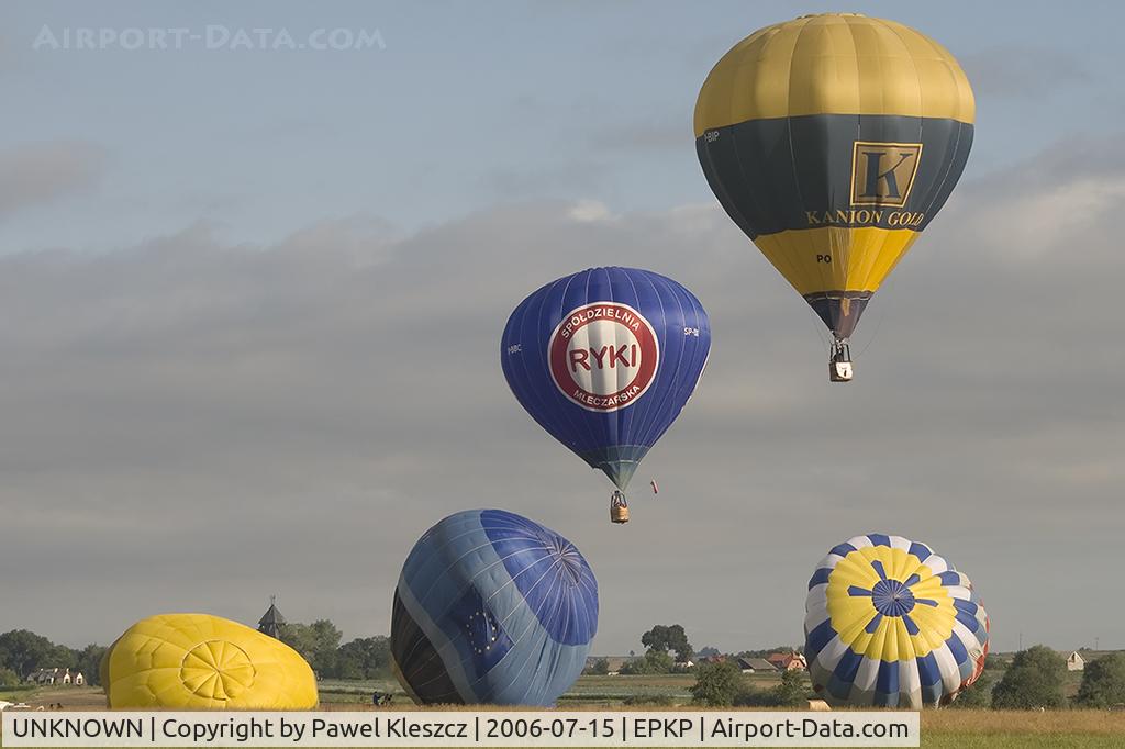 UNKNOWN, Balloons Various C/N Unknown, XIII Cracow Balloons Competition