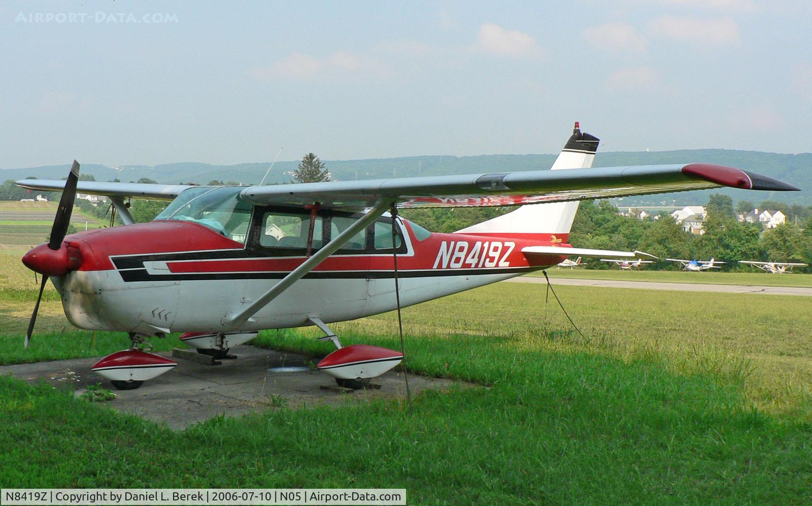 N8419Z, 1963 Cessna 210-5(205) C/N 205-0419, Amazingly, after more than four decades, this Cessna is still going strong.