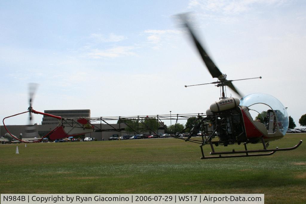 N984B, 1955 Bell 47G-2 C/N 1382, Taken during EAA AirVenture 2006.