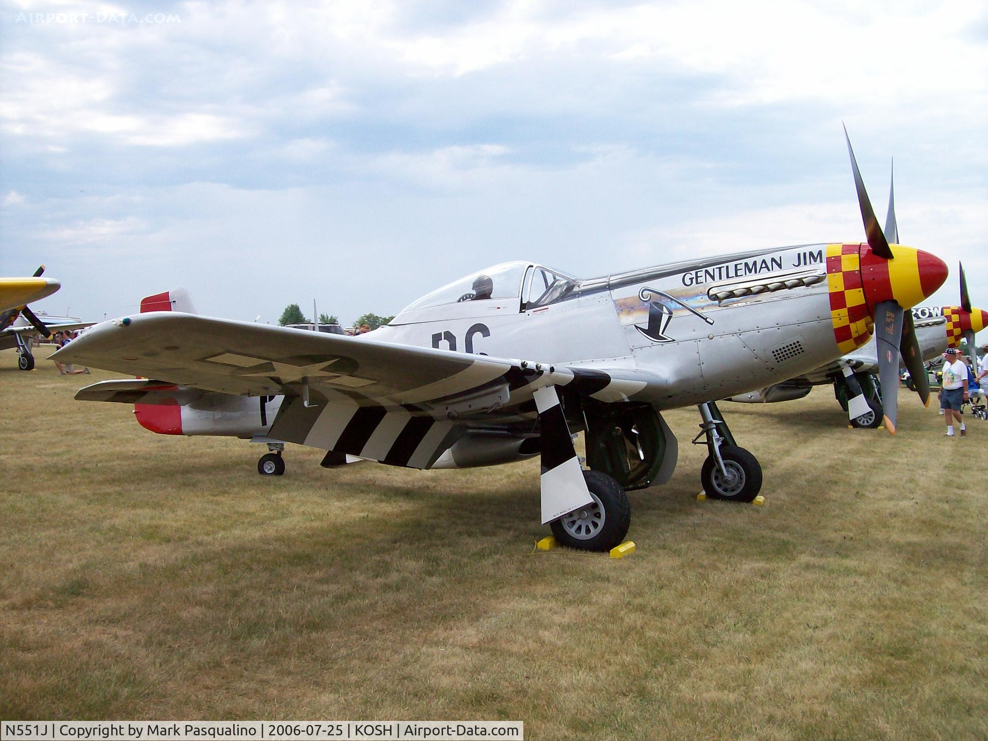 N551J, 1957 North American P-51D Mustang C/N 44-74230, North American P-51D