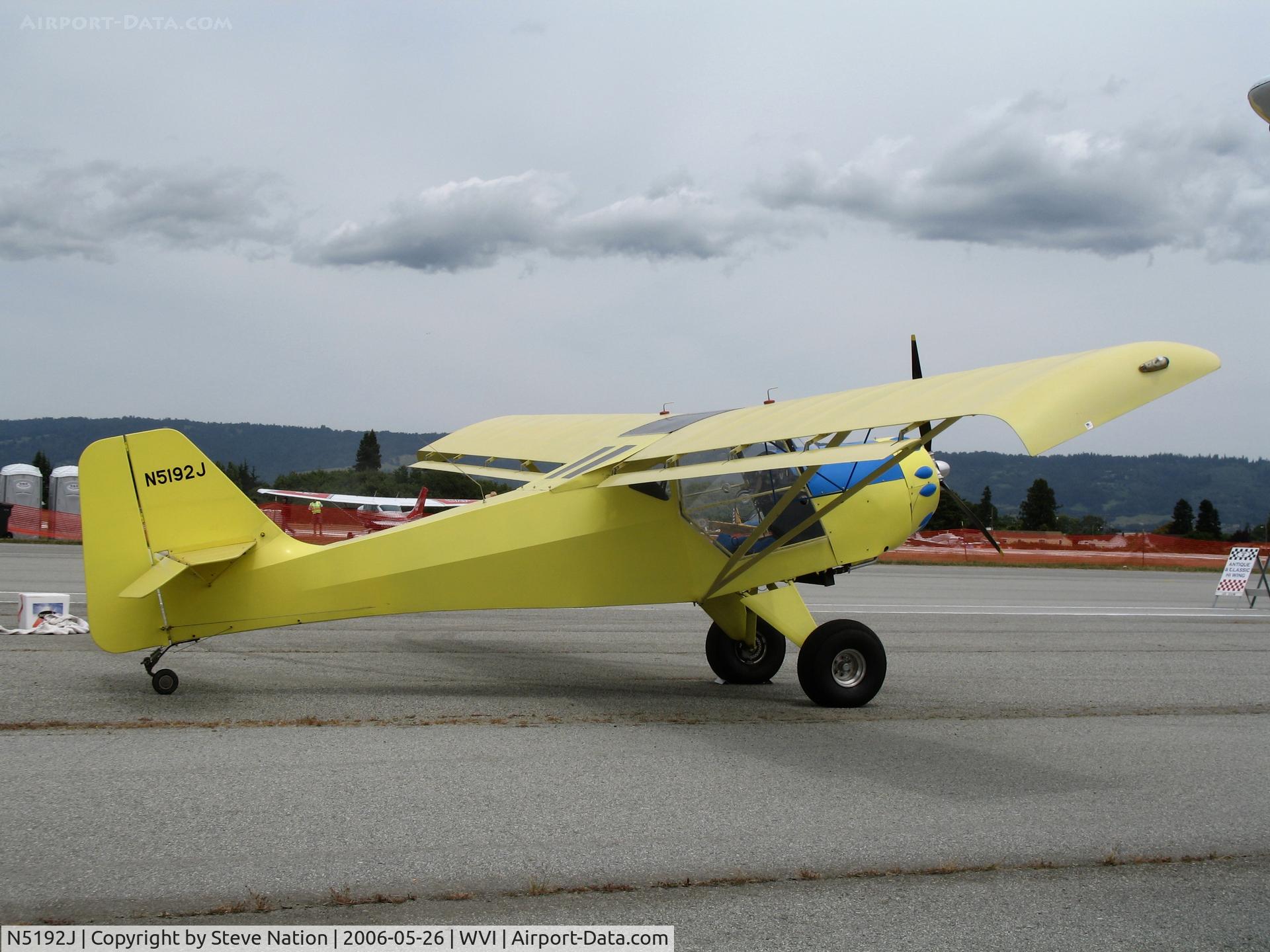 N5192J, 1998 Skystar Kitfox Model 3 C/N 874, 1998 Shumaker KIT FOX III homebuilt @ Watsonville Municipal Airport, CA