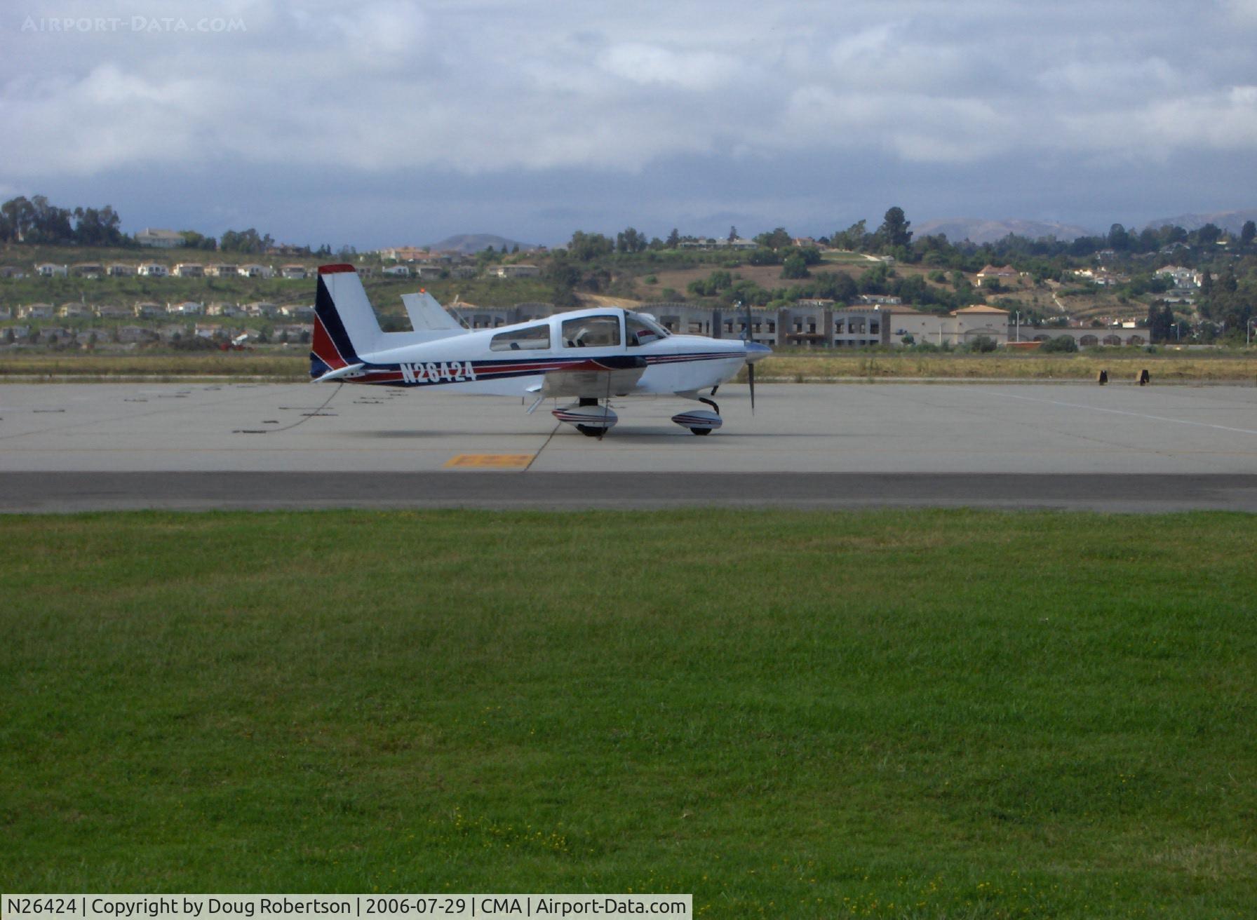 N26424, 1978 Grumman American AA-5A Cheetah C/N AA5A0584, 1978 Grumman American AA-5A, Lycoming O-320-E2G 150 Hp