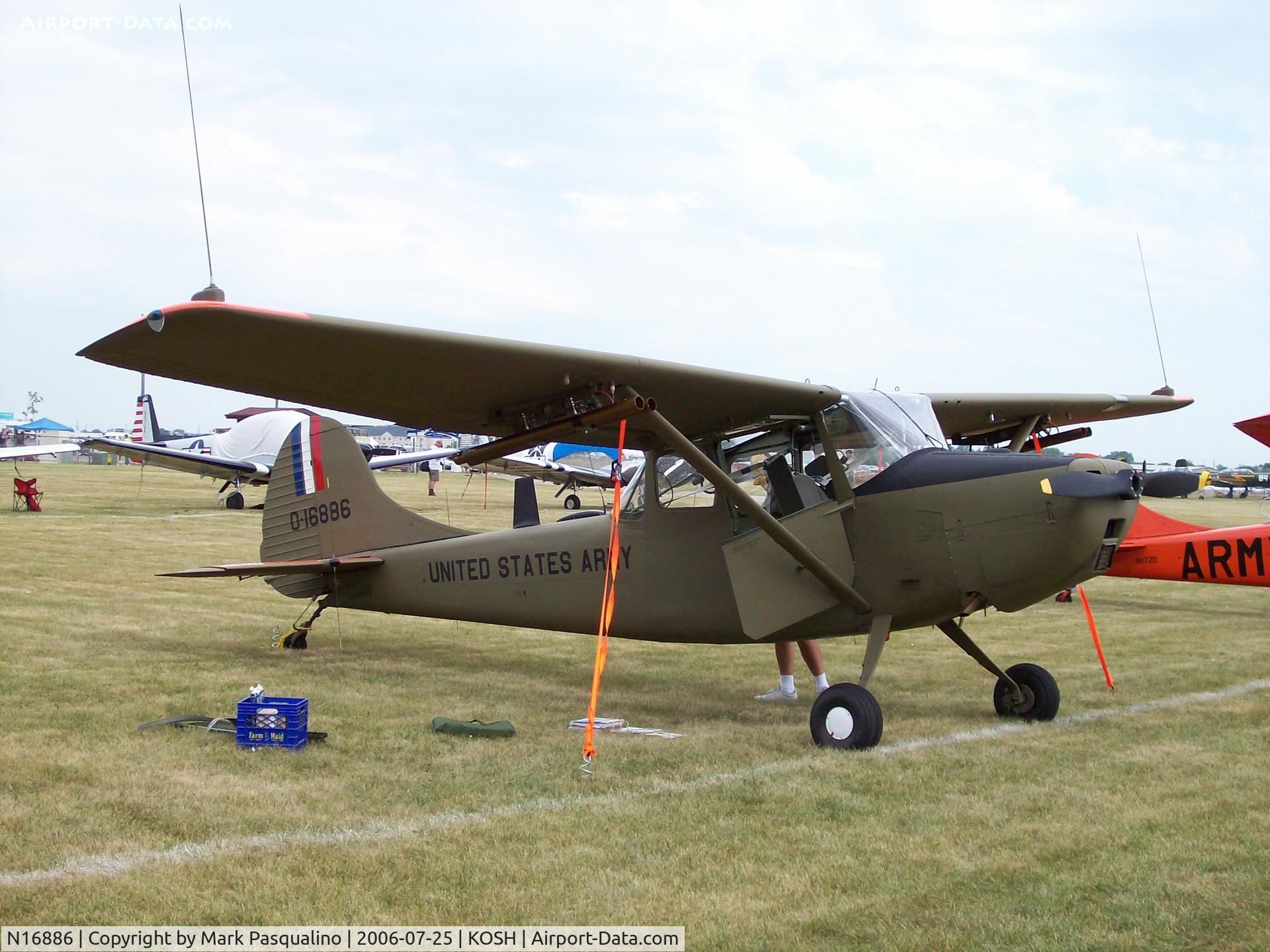 N16886, 1951 Cessna O-1G Bird Dog C/N 22706, Cessna L-19