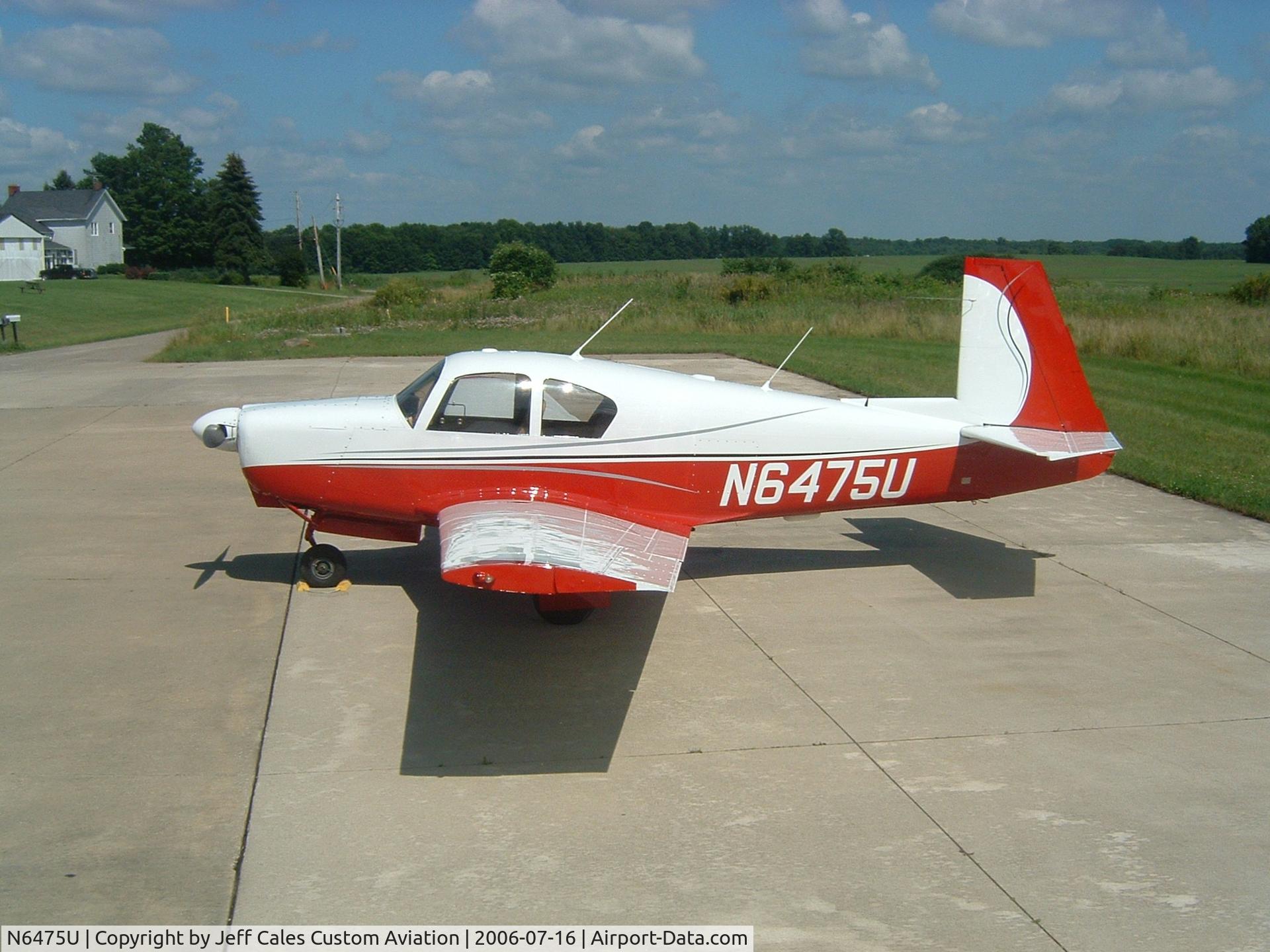 N6475U, 1962 Mooney M20C Ranger C/N 2222, Fresh out of the paint shop