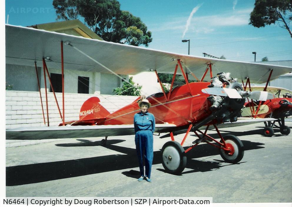 N6464, 1928 Curtiss-Wright Travel Air 4000 C/N 785, 1928 Curtiss Wright TRAVEL AIR 4000, Lycoming R680-4P-B4 220 Hp, Restricted class. 1928 Lady Friend, Restricted class